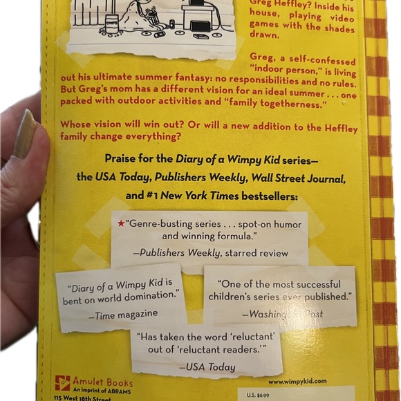 Diary of a Wimpy Kid Book Lot 3 New Cabin Fever The Last StrawDog Days paperback - Picture 8 of 8